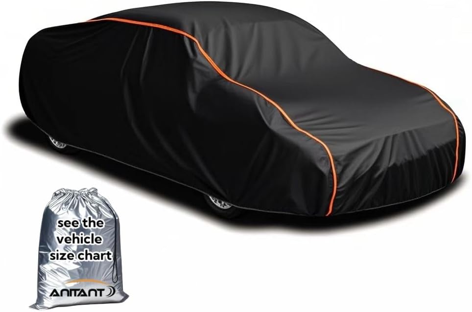 Waterproof Sport Car Cover, Super Lightweight Small Outdoor Car Cover Rain Car Covers for Automobiles All Weather Waterproof Fit Coupe 163" to 178"