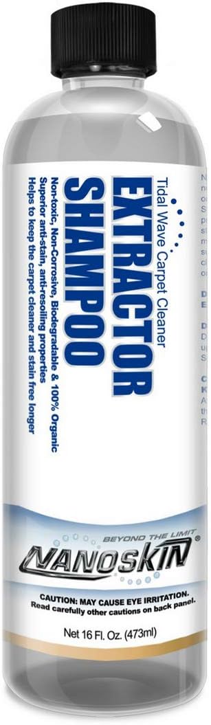 Nanoskin EXTRACTOR SHAMPOO Low Foaming Carpet Cleaner 1 Gallon - Machine Use Upholstery Cleaner, Stain Remover & Odor Eliminator on Rug Car Upholstery Carpets | For Automotive, Home, Office & More
