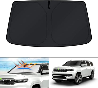 KUST Windshield Sun Shade for Toyota RAV4 2019-2022 2023 2024 2025 2026 Window Accessories Shade Sun Visor Cover Foldable Block UV Rays - Colors B