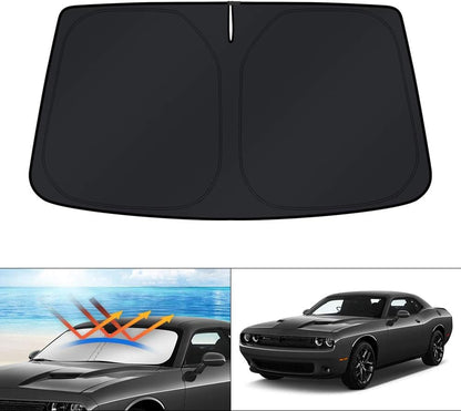 KUST Windshield Sun Shade for Toyota RAV4 2019-2022 2023 2024 2025 2026 Window Accessories Shade Sun Visor Cover Foldable Block UV Rays - Colors B