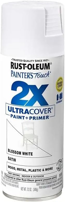 Rust-Oleum 334029 Painter's Touch 2X Ultra Cover Spray Paint, 12 oz, Gloss Clear - Colors D