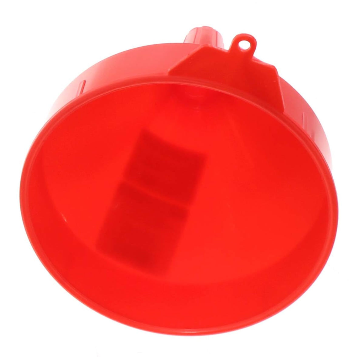 LubriMatic 75-070 Polyethylene Plastic Funnel w/ Screen - 2 Quart