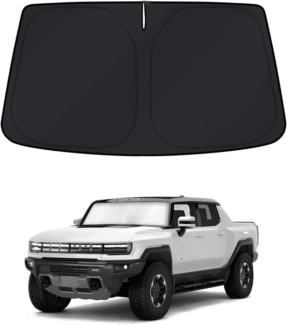 KUST Windshield Sun Shade for Toyota RAV4 2019-2022 2023 2024 2025 2026 Window Accessories Shade Sun Visor Cover Foldable Block UV Rays - Colors A