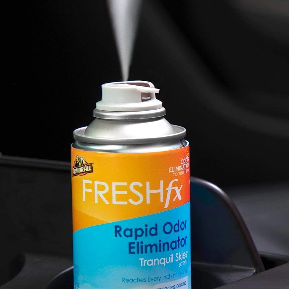 FreshFX Armor All Fogger Rapid Odor Eliminator 1.5 Oz. Car Bomb Spray, 2-Pack (SmokeX Midnight Air)
