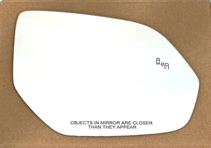 Blind Spot Mirror Glass with Full Size Adhesive for 2018-2026 Volkswagen Atlas Passenger Side View Right RH