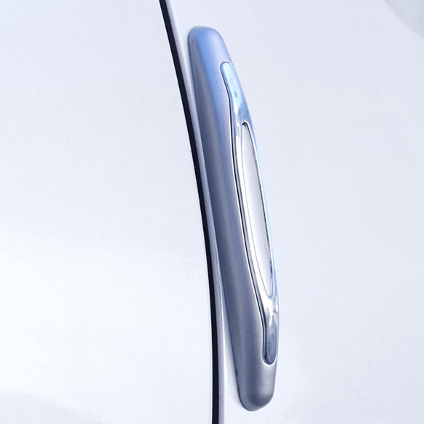 4 Pcs Car Door Edge Guards Car Side Door Protector Suitable for Various Car Pads Door Shock Absorbers-White