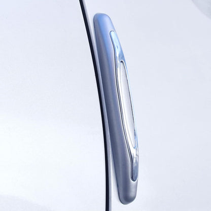 4 Pcs Car Door Edge Guards Car Side Door Protector Suitable for Various Car Pads Door Shock Absorbers-White