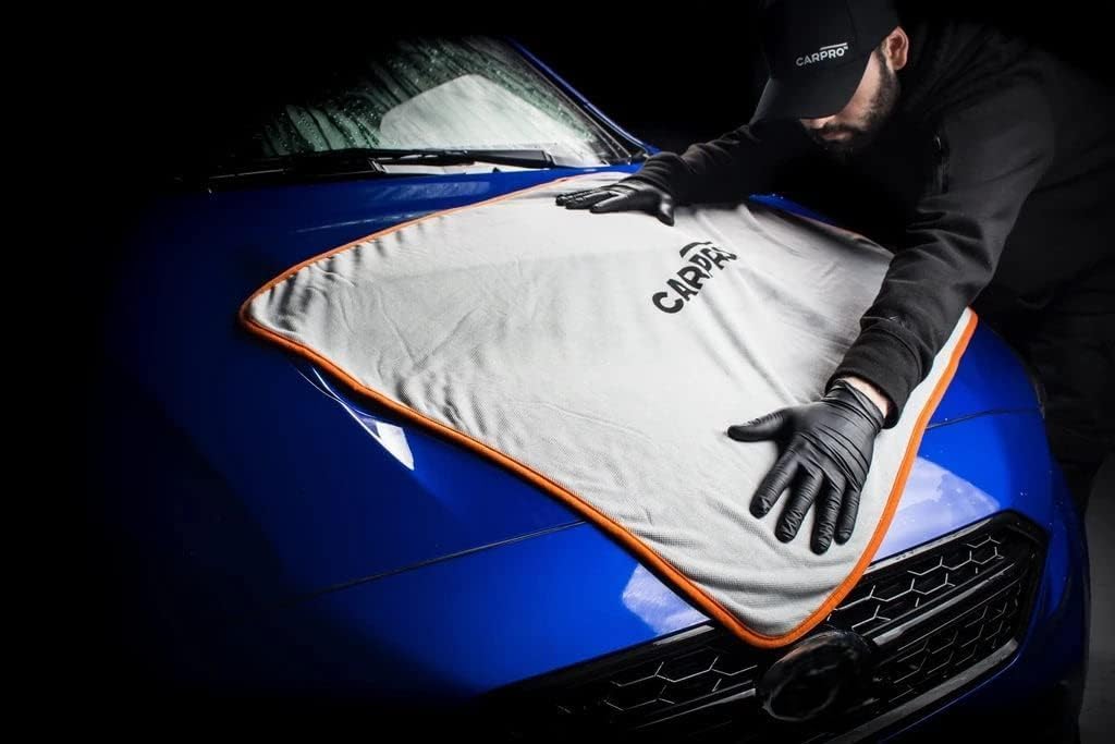 CARPRO DHydrate Drying Towel: Car Wash Towel for Spotless Shine, Microfiber Edge, Lint & Tag Free, Cleaning Cloth - 28" x 40" (Pack of 1)