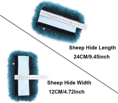 OGLAND Authentic Sheepskin Car Seat Belt Pad,2 Pack Soft Seat Belt Cover for Shoulder Pad Neck Cushion Protector Car Accessories by Genuine Natural Merino Wool (Misty Gray) - Colors A