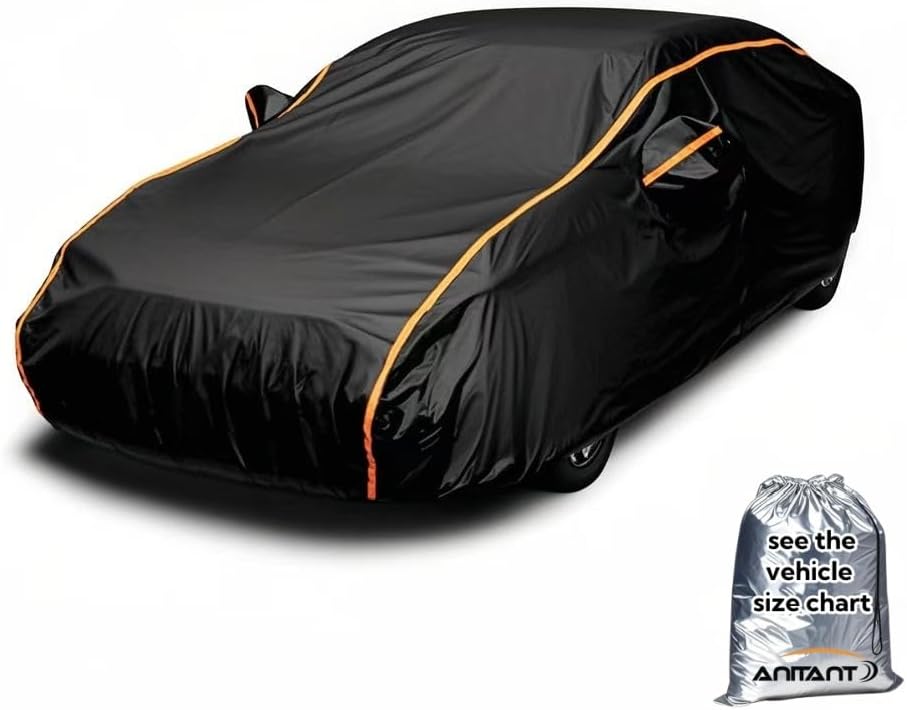 Waterproof Sport Car Cover, Super Lightweight Small Outdoor Car Cover Rain Car Covers for Automobiles All Weather Waterproof Fit Coupe 163" to 178"
