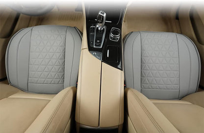 Black Panther Luxury Faux Leather Car Seat Cover Front Bottom Seat Cushion Cover, Anti-Slip and Wrap Around The Bottom, Fits 95% of Vehicles - 1 Piece,Black