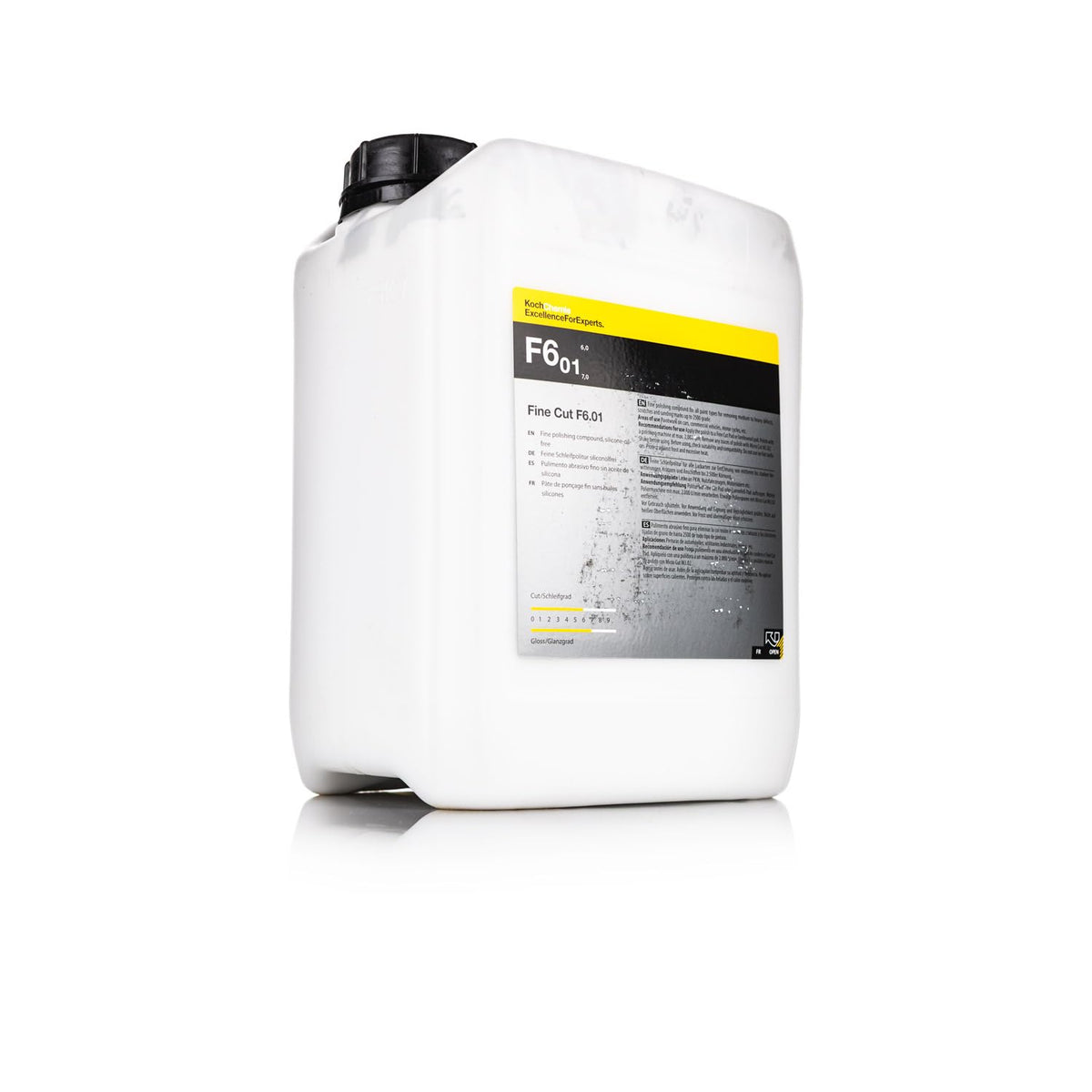 KOCHCHEMIE Fine Cut Polishing Compound - Silicone-Oil-Free; Designed for All Paint Types; for Removing Medium to Heavy Defects, Scratches, and Sanding Marks Up to 2500 Grade (250 milliliters)