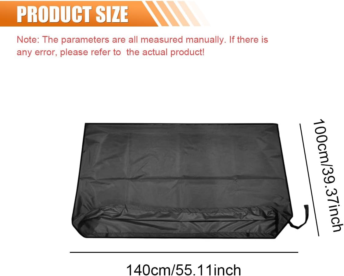 YoRise Cargo Mat Liner for SUV, Universal All-Weather Automotive Trunk Protector Mat, Waterproof Car Rear Cargo Cover Accessories Fit for Sedans, RVs, Trucks(55.1Inch)