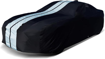 iCarCover 15-Layer Car Cover Waterproof All Weather | Premium Quality Car Covers for Automobiles, UV Protection, El Camino, Impala, Bel Air, Monte Carlo, Galaxie, Charger, Size C21 (See Size Chart) - Colors A