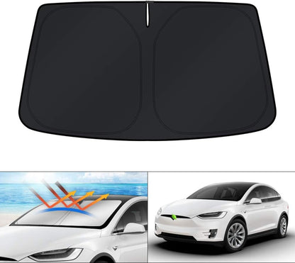 KUST Windshield Sun Shade for Toyota RAV4 2019-2022 2023 2024 2025 2026 Window Accessories Shade Sun Visor Cover Foldable Block UV Rays - Colors E