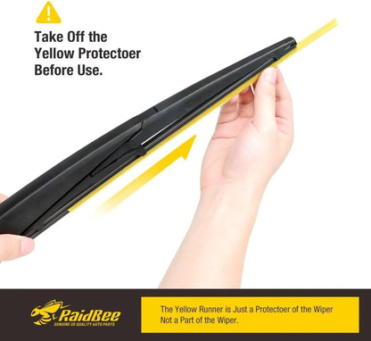 Raidbee® 26"+26" Windshield Wiper Blades Replacement for Ford Fusion 2013 2014 2015 2016 2017 2018 2019 2020 Genuine OEM Quality 2 Pack - Colors A