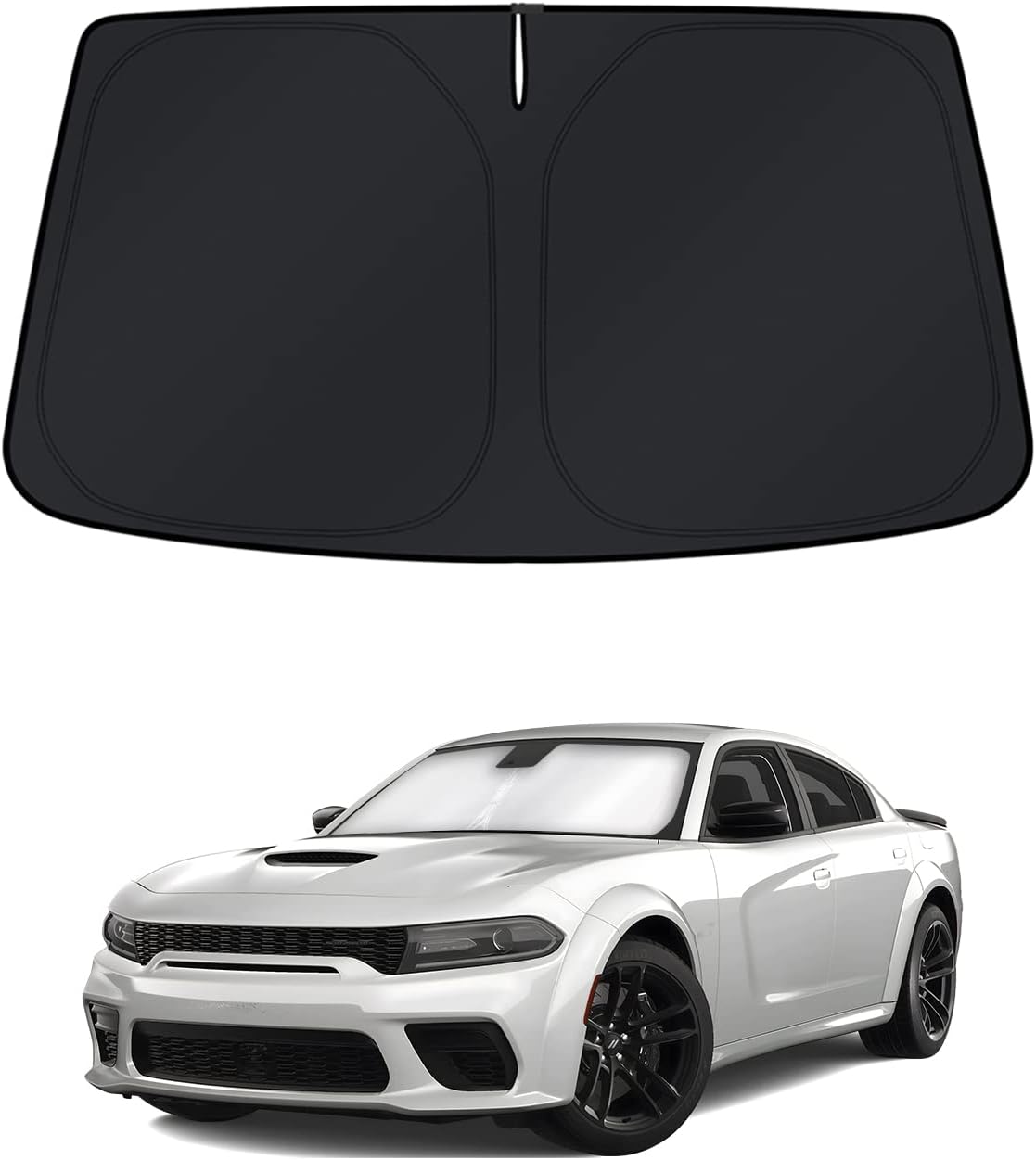 KUST Windshield Sun Shade for Toyota RAV4 2019-2022 2023 2024 2025 2026 Window Accessories Shade Sun Visor Cover Foldable Block UV Rays - Colors F