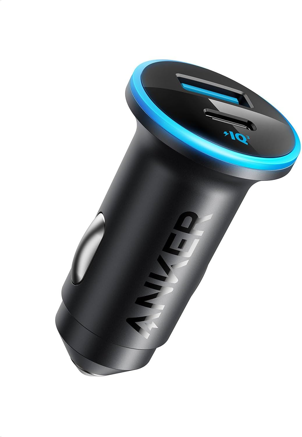 Anker 323 USB-C Car Charger Adapter, 52.5W Cigarette Lighter Charger with 30W PowerIQ 3.0 Fast Charging for iPhone 17/16/15/14/13/12 Series, Galaxy S25/24, Pixel (Car Charger + USB-C Cable)
