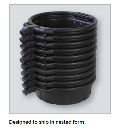 Groz 15 Quart Oil Drain Pan with Wheels & O-Ring Seal - 8" Wide Opening, Catch Basket, Leak-Proof Spout for Trucks, Cars, Fleet Maintenance (41966)