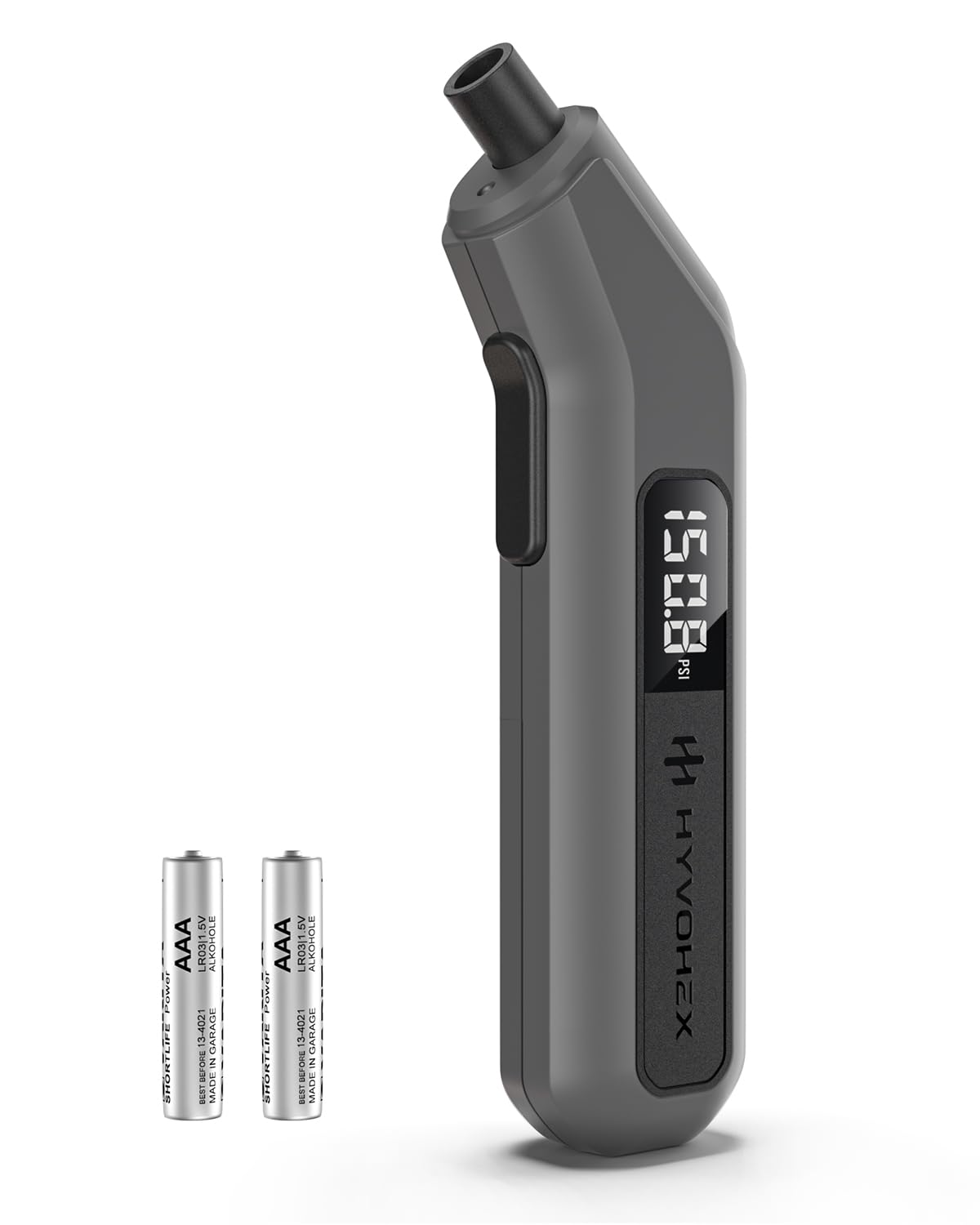 Tire Pressure Gauge Digital 200 PSI, HYVOHEX Tire Gauges for Tire Pressure with AAA Batteries, Visual LED Display Tire Gauge with Backlight, Digital Tire Gauge for Car Truck Motorcycle Bicycle