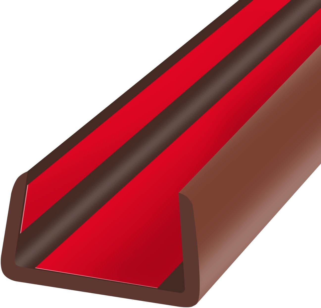 Rubber Edge Trim, 1/16" Self Adhesive Flexible U Channel Edge Protecter for Sheet Metal, Car Doors, U Shaped Sharp Edge Guards, Fit for 0-5/64" Wide Edge, Black Color, 10Ft, EPDM Material