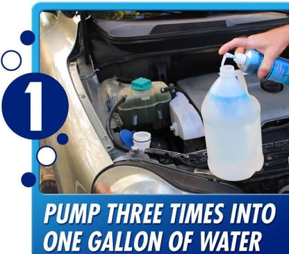 7040 gallons Windshield Washer Fluid Concentrate SINCE 1998. 1Gal. Car Windshield Washer Tablets - Washer Fluid Tablets Concentrate. Quix Mix