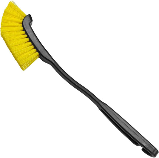 Car Wheel Cleaning Brush, Hard Bristle Automotive Tire Detailing Brushes, Multifunctional Vehicle Crevice Scrub Brush, 12'' Car Interior Washing Tool for Home (1PC)