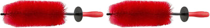 Chemical Guys Red Rocket Detailing Brush - Flexible Long-Reach Wheel and Rim Cleaning Tool for Cars, Trucks, SUVs, Motorcycles, and RVs - Safely Cleans Tight Spaces, Spokes, and Crevices