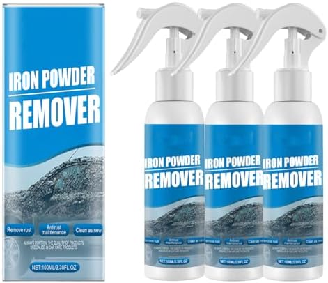 Automotive Rust Remover Spray, 100 Ml Iron Powder Remover, Removedor De Oxido para Carros, Iron Remover Car Detailing (1pcs)