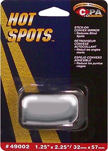 CIPA 49002 1.25" x 2.25" HotSpots Stick-On Convex Wedge