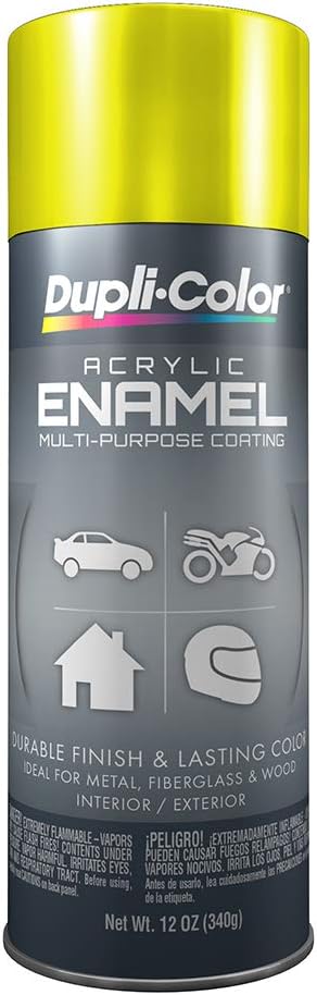 Dupli-Color DA1692 Multi-Purpose Acrylic Enamel Spray Paint - Crystal Clear - 12 oz. Aerosol Can