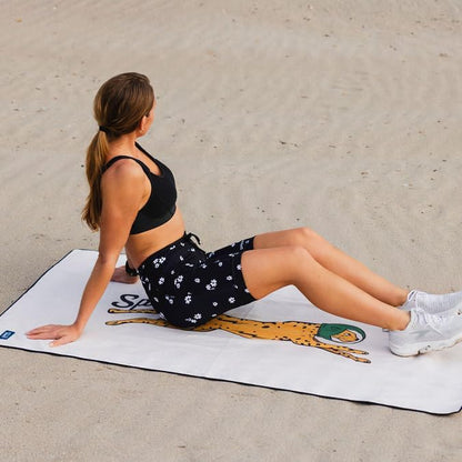 Sprints Athletic Running Towel, Full-Sized, Car Seat Cover - Performance Microfiber (Garden of Races Past)