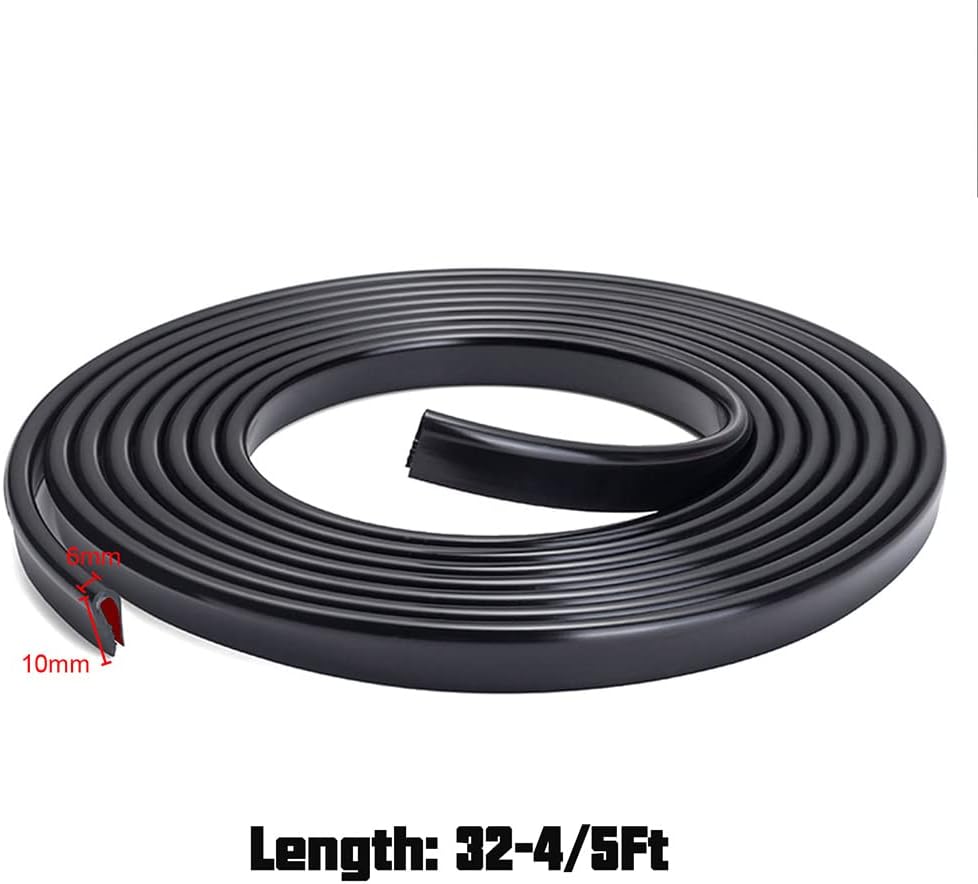 Winunite 32.8ft (10m) Car Door Edge Guards Clear – Self-Adhesive PVC, U-Shaped, Fits Most Vehicles, Scratch- and Chip-Resistant – Reduces Dings in Parking Lots