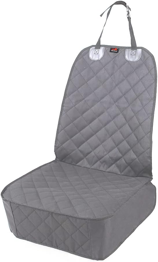 HONEST OUTFITTERS Dog Car Seat Cover, Pet Front Cover for Cars, Trucks, and Suv's - Waterproof & Nonslip Dog Seat Cover,(Front Seat)