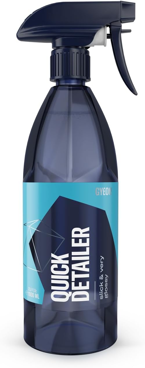 GYEON Quick Detailer Spray for Car Paint Glass Trim Chrome Enhances Gloss Adds Hydrophobic Protection Safe on Ceramic Coated Vehicles Removes Dust Fingerprints Boosts Shine Fast Easy Car Care