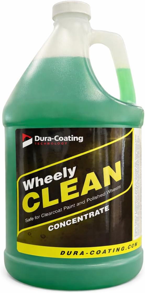 DURA-COATING TECHNOLOGY Wheely Clean - Professional Wheel Cleaner Spray - Ready-to-Use Tire Cleaner and Rim Cleaner - Suitable for Aluminum, Chrome, or Clear-Coated Wheels - Removes Brake Dust - 16 oz
