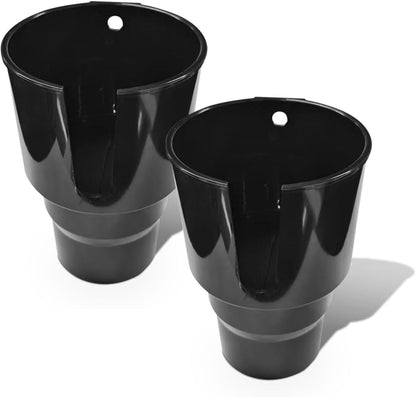 2-in-1 Car Cup Holder Extender, Automotive Drink Holder Adapter with Base, Multifunctional Vehicle Cup Holders Insert for Beverages, Snacks, Bottles, Phone Storage (1PC)