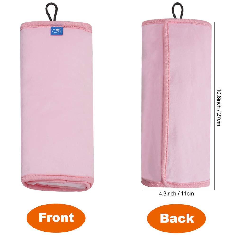 COOLBEBE Car Seat Straps Shoulder Pads for Baby Kids, Super Soft Seat Belt Covers for All Car Seats/Pushchair/Stroller/High Chair