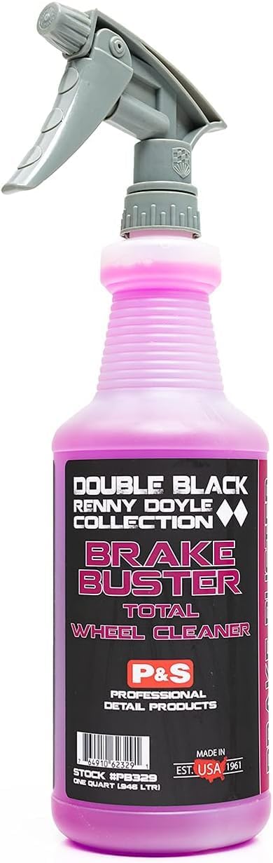P & S PROFESSIONAL DETAIL PRODUCTS - Brake Buster Wheel and Tire Cleaner - Non-Acid Formula Safe For All Wheel Types, Removes Brake Dust, Oil, Dirt, Light Corrosion - 1 Gallon