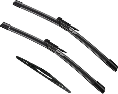 3 Factory Wiper Blade Replacement for Subaru Impreza 2017-2020 2021 2022 2023 Crosstrek 2018-2021 2022 2023 Original Equipment Windshield Wiper Blades Set - 26"/16"/12"(Set of 3) Top Lock - Colors A
