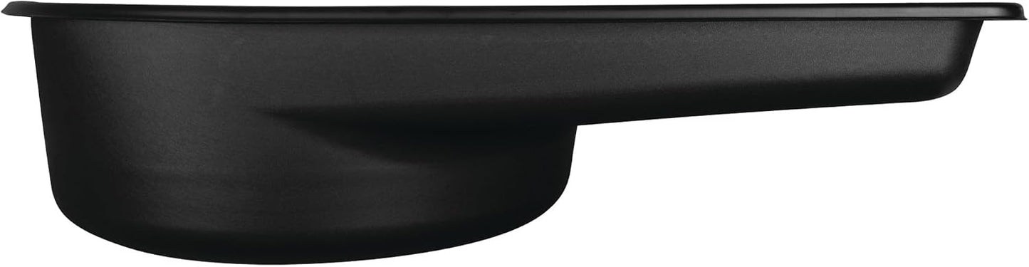 Performance Tool W4080 16-Qt. Clear View Oil Drain Container - Carrying Handle, Automotive Catch Pan, Fluid Transport Jug, Oil Change, Radiator Flush, Automotive Repair - White