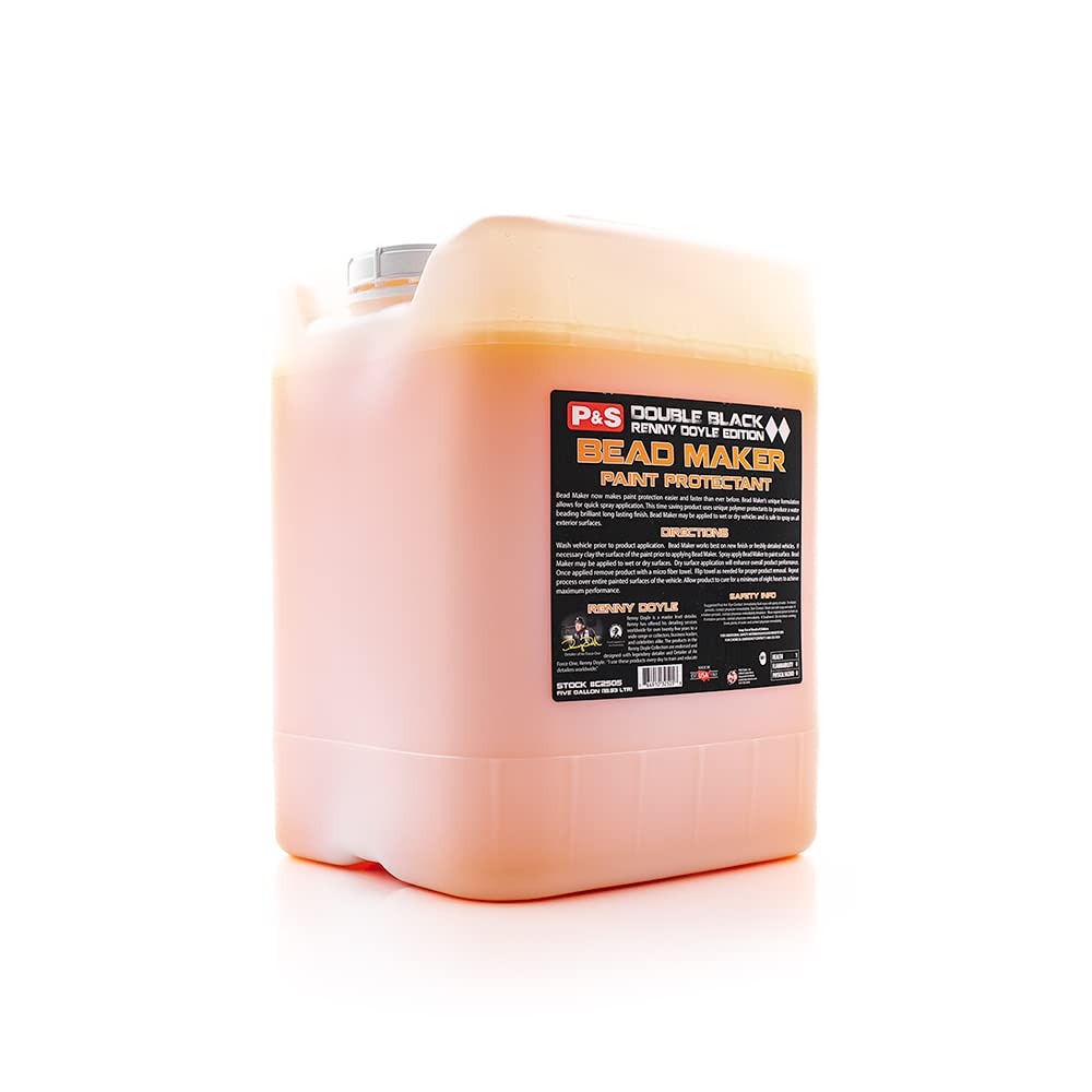 P&S Bead Maker Paint Sealant – Easy Spray & Wipe Protectant for Cars, Boats & RVs – Hydrophobic Gloss & UV Protection – Safe for All Surfaces - 1 Gallon
