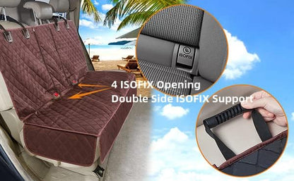 ANOSOSPECIAL Dog Car Seat Cover for Back Seat Cover,Non Stick Fur Rear Seat Protector for Pet,Nonslip Waterproof Durable Universal Fit Interior Backseat Covers for Auto Van SUV