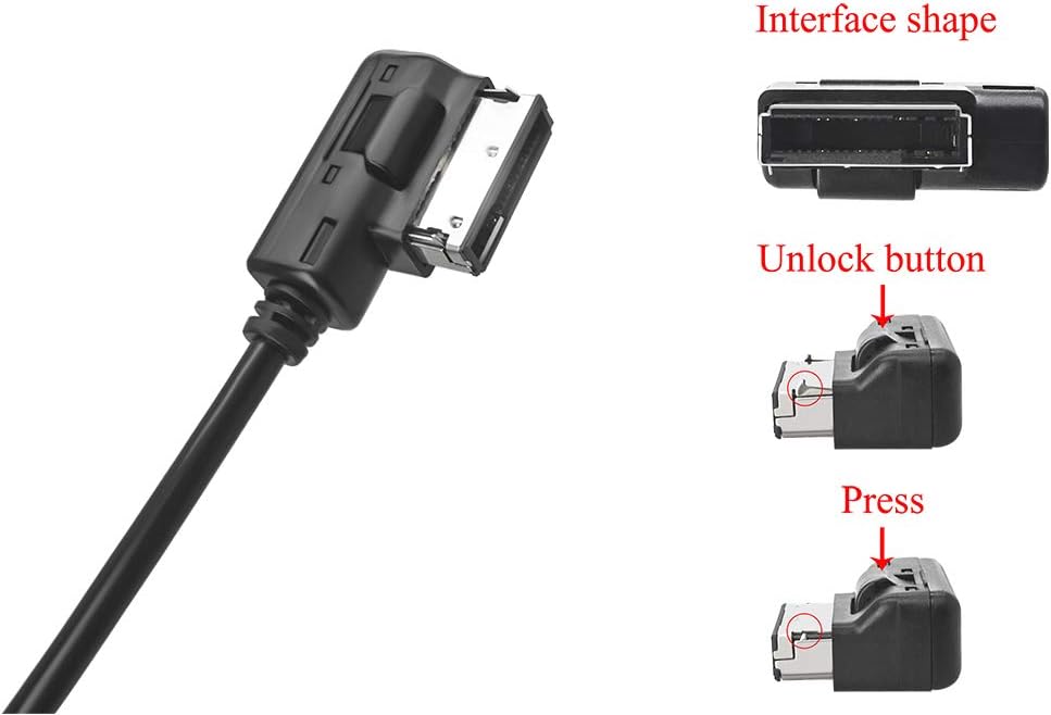 Yoper Bluetooth Kit for Mercedes-Benz MMI Car Interface Adapter | iPhone Android iPod Compatible, Music Integration, AUX Connector