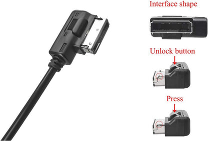 Yoper Bluetooth Kit for Mercedes-Benz MMI Car Interface Adapter | iPhone Android iPod Compatible, Music Integration, AUX Connector