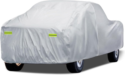 6 Layers Car Cover Waterproof All Weather for Automobiles, Size A3 with Zipper Cotton Fit for Toyota Camry, Honda Accord, Ford Mustang, Chevy Camaro/Malibu,Kia Optima/K5 (187-198 inch)
