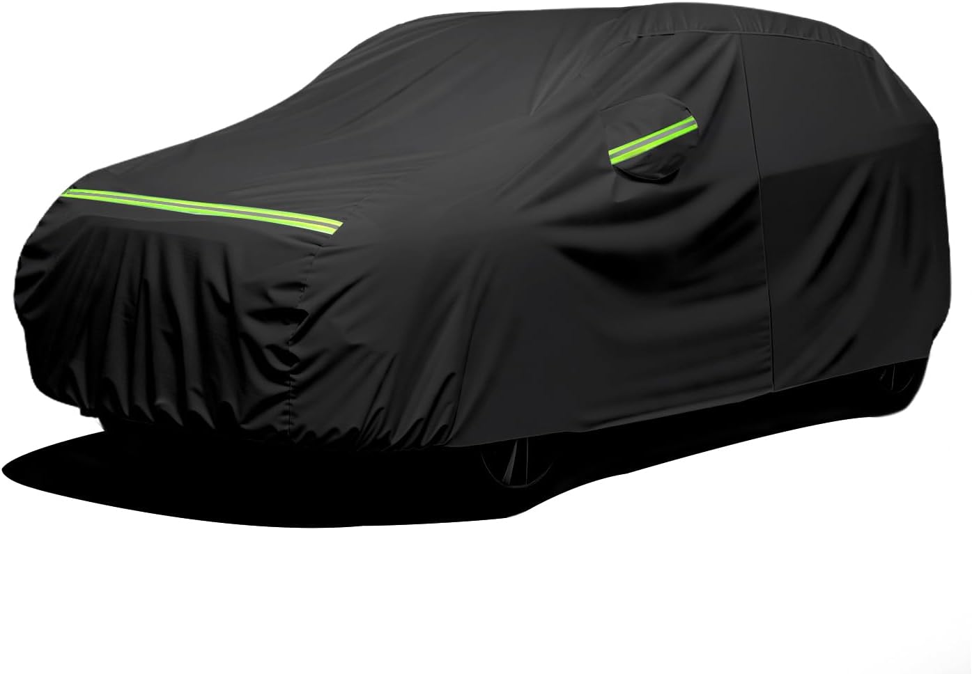 Favoto SUV Car Cover Waterproof All Weather 6 Layers Heavy Duty Car Cover for Automobiles Rain Sun Snow UV Protection with Inner Cotton Car Cover Outdoor Universal Fit for SUV (188-198 inch) Silver