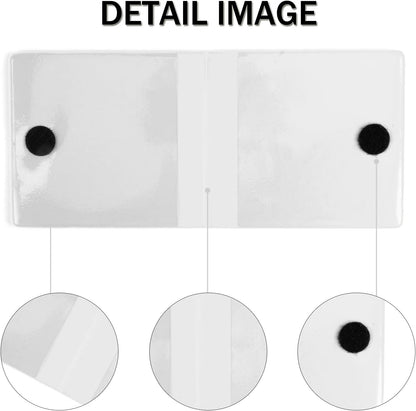 UYYE Car Registration and Insurance Card Holder, Vehicle Glove Box Car Organizer, Interior Car Accessories for Documents, Cards, License - 2 Pack