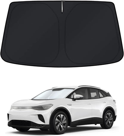 KUST Windshield Sun Shade for Toyota RAV4 2019-2022 2023 2024 2025 2026 Window Accessories Shade Sun Visor Cover Foldable Block UV Rays - Colors F