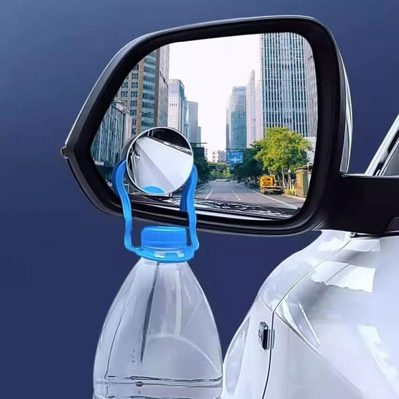 KARKOR Blind Spot Mirror Round HD Glass Convex 360° Wide Angle Side Rear View Mirror Exterior Accessories and Interior for Cars SUV and Trucks Pack of 2
